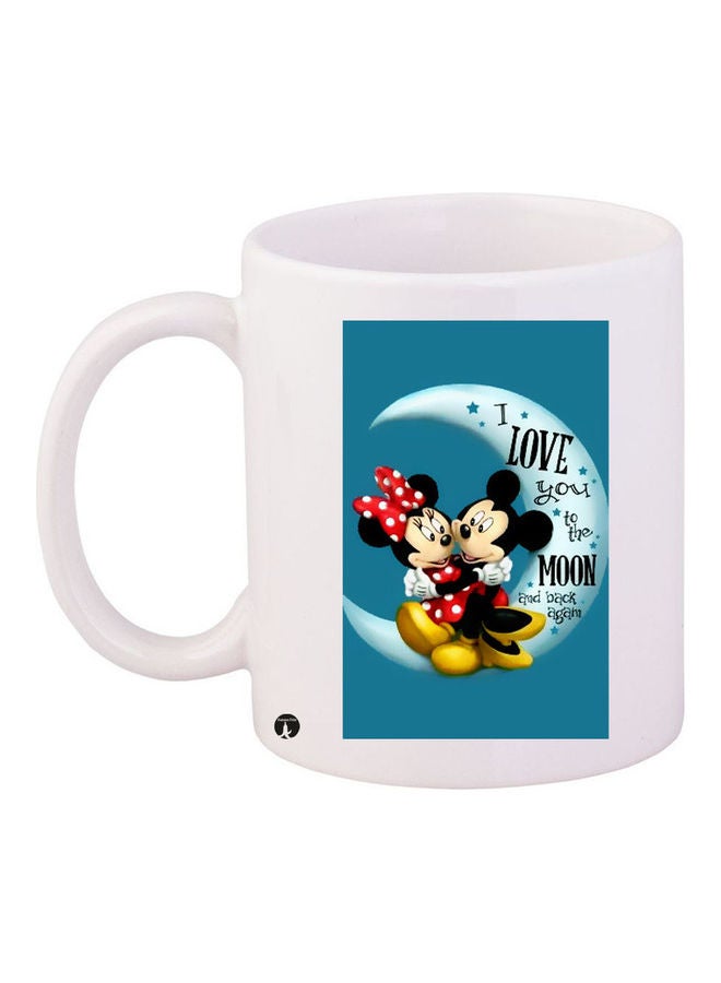 بي بي قدح قهوة مطبوع متعدد الألوان