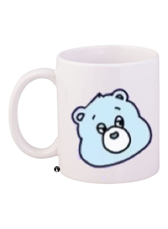 Printed Coffee Mug White/Blue