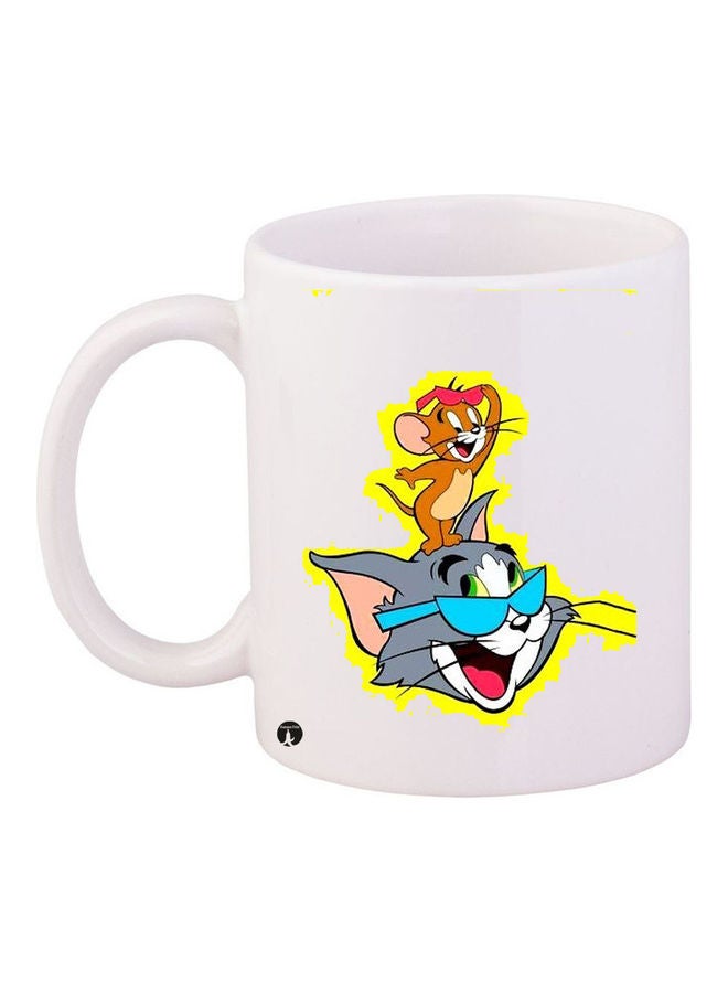 بي بي قدح قهوة مطبوع متعدد الألوان