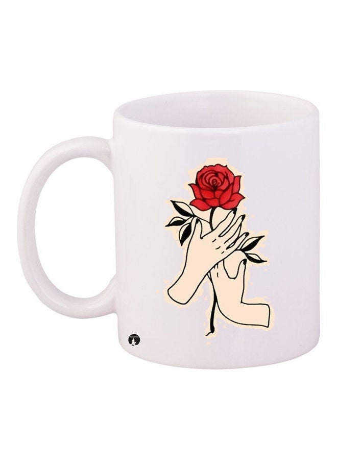 بي بي مج قهوة من السيراميك مزين بطبعة متعدد الألوان