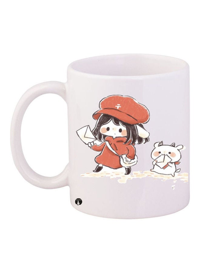 بي بي مج قهوة من السيراميك مزين بطبعة متعدد الألوان