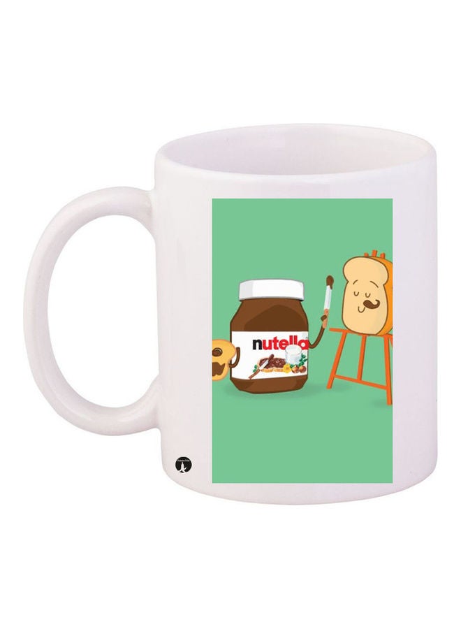 بي بي مج قهوة من السيراميك مزين بطبعة متعدد الألوان