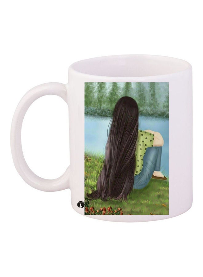 بي بي مج قهوة من السيراميك مزين بطبعة متعدد الألوان