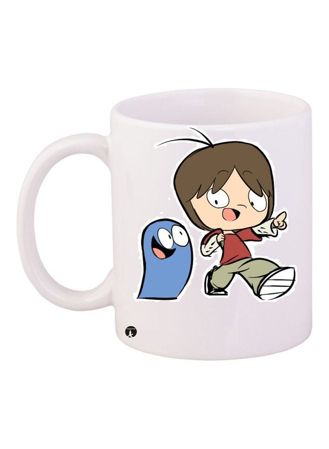 BP Printed Ceramic Coffee Mug Multicolour