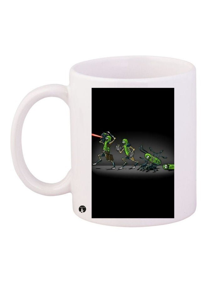 BP Printed Ceramic Coffee Mug Multicolour