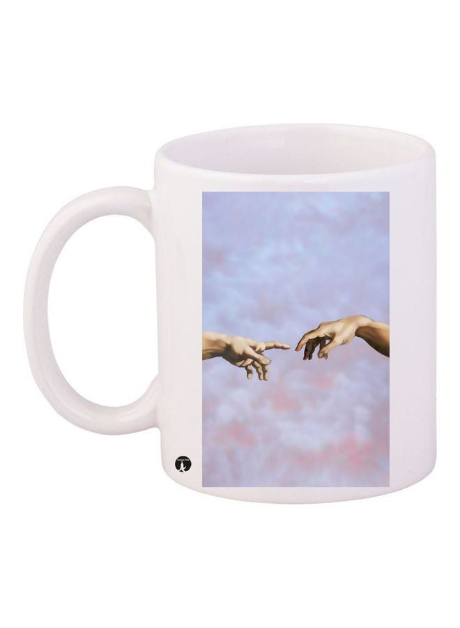 قدح قهوة مطبوع متعدد الألوان