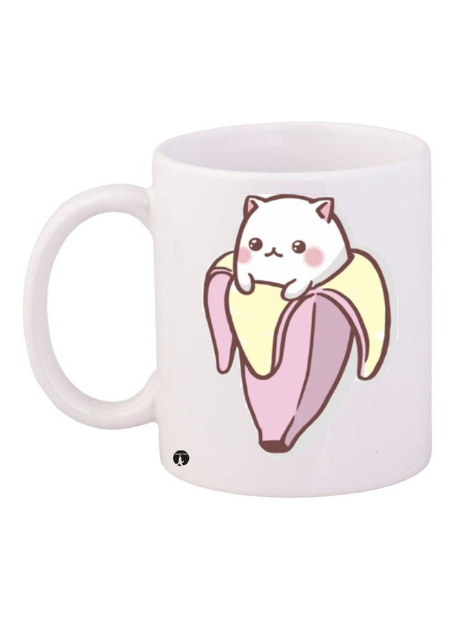 BP Printed Ceramic Coffee Mug Multicolour