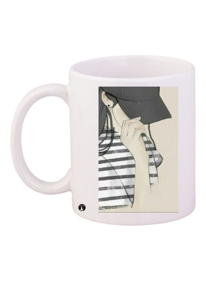 بي بي قدح قهوة مطبوع متعدد الألوان