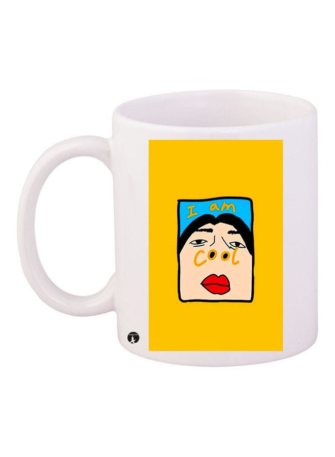 BP Printed Ceramic Coffee Mug Multicolour