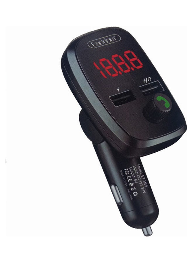 أيرلدوم طقم شاحن سيارة FM لاسلكي لون أسود - Image 1