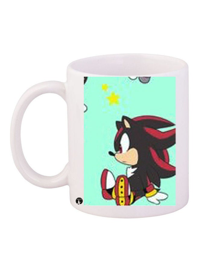 Printed Ceramic Coffee Mug Multicolour