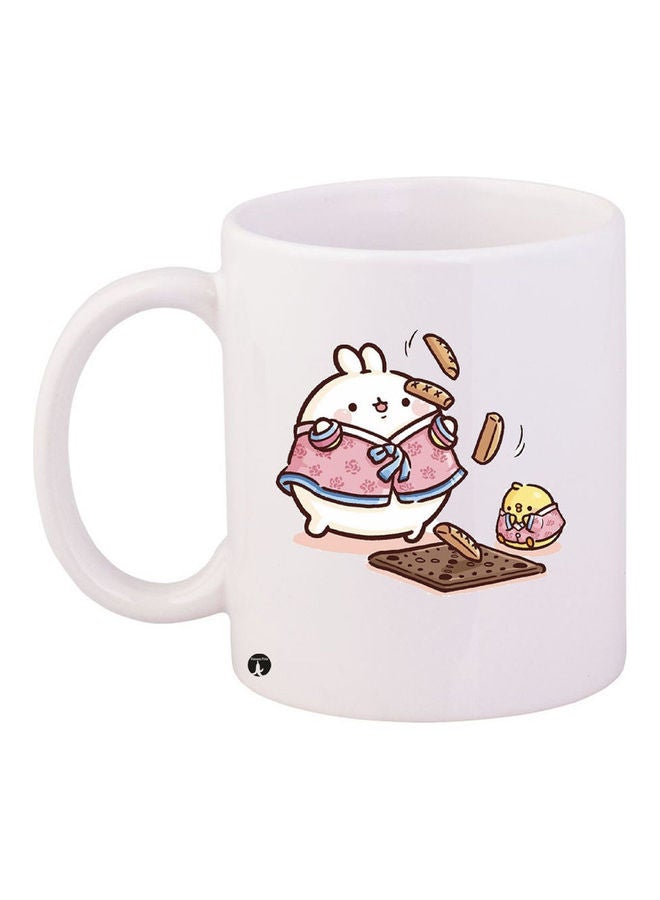 BP Printed Ceramic Coffee Mug Multicolour