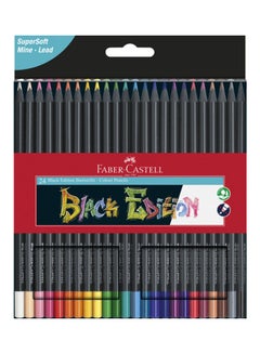 Faber Castell Black Edition Color Pencils Pack of 24 Multicolour