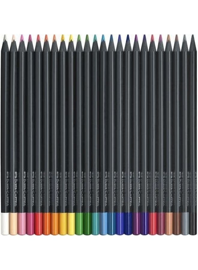 Generic - Faber Castell Black Edition Color Pencils Pack of 24 Multicolour - Image 1