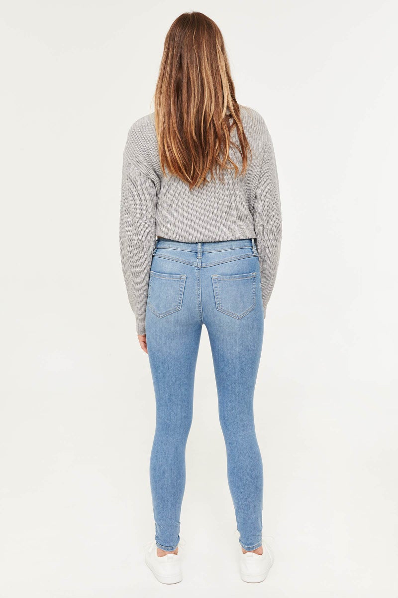 Ardene - Super Soft High Rise Jeggings Blue - Image 1