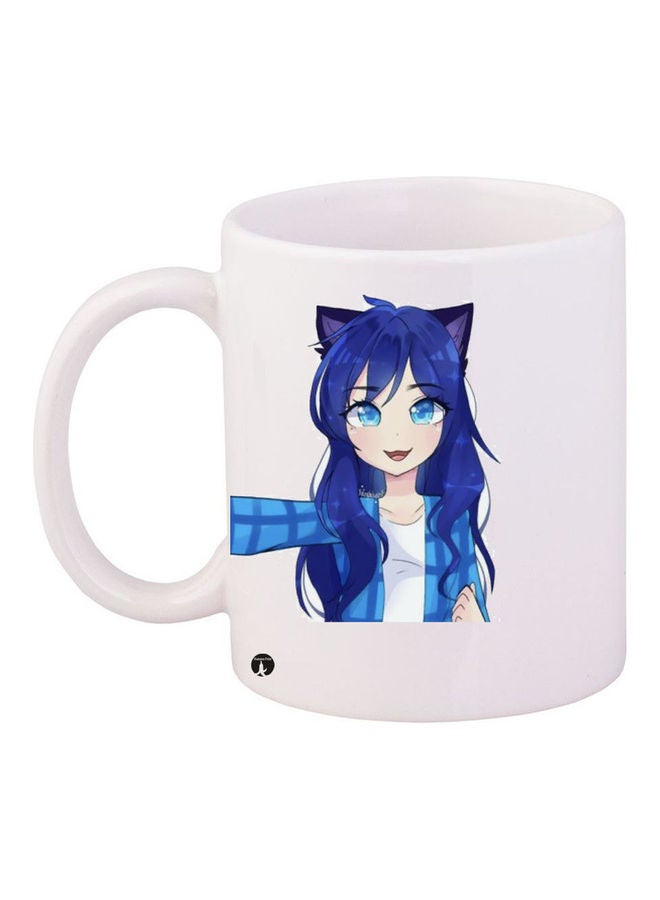 BP Printed Ceramic Coffee Mug Multicolour