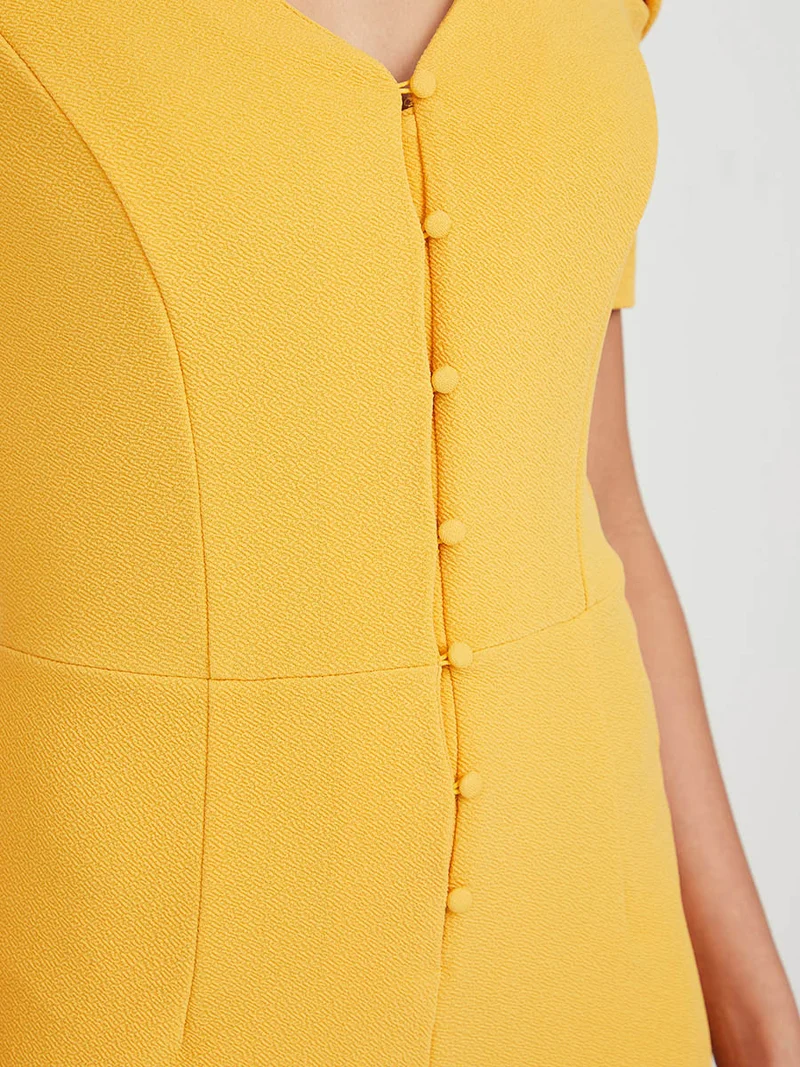 Closet By Styli Casual Stylish Playsuit Yellow