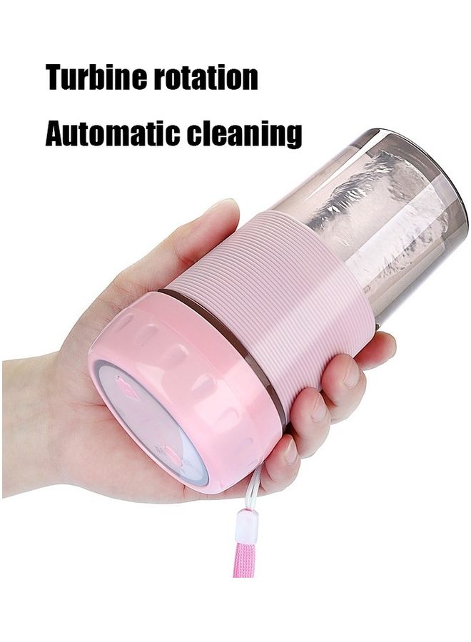 USB Rechargeable Electric Juicer Pink