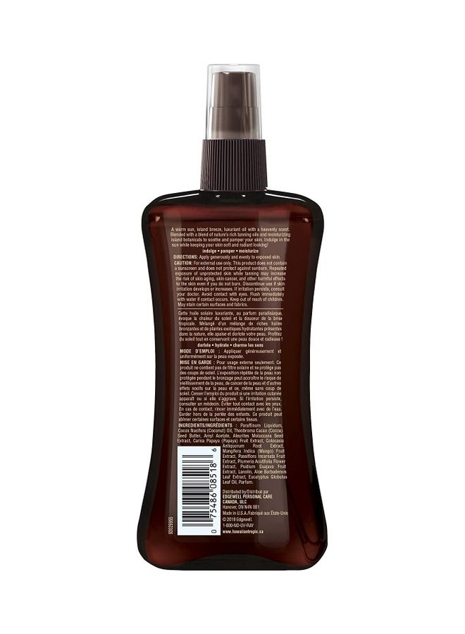 Hawaiian Tropic - Moisturizing Dark Tanning Oil Brown 240ml - Image 1
