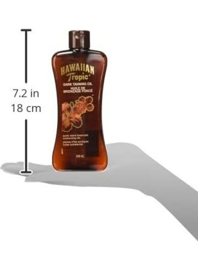 Hawaiian Tropic - Moisturizing Dark Tanning Oil Brown 240ml - Image 1