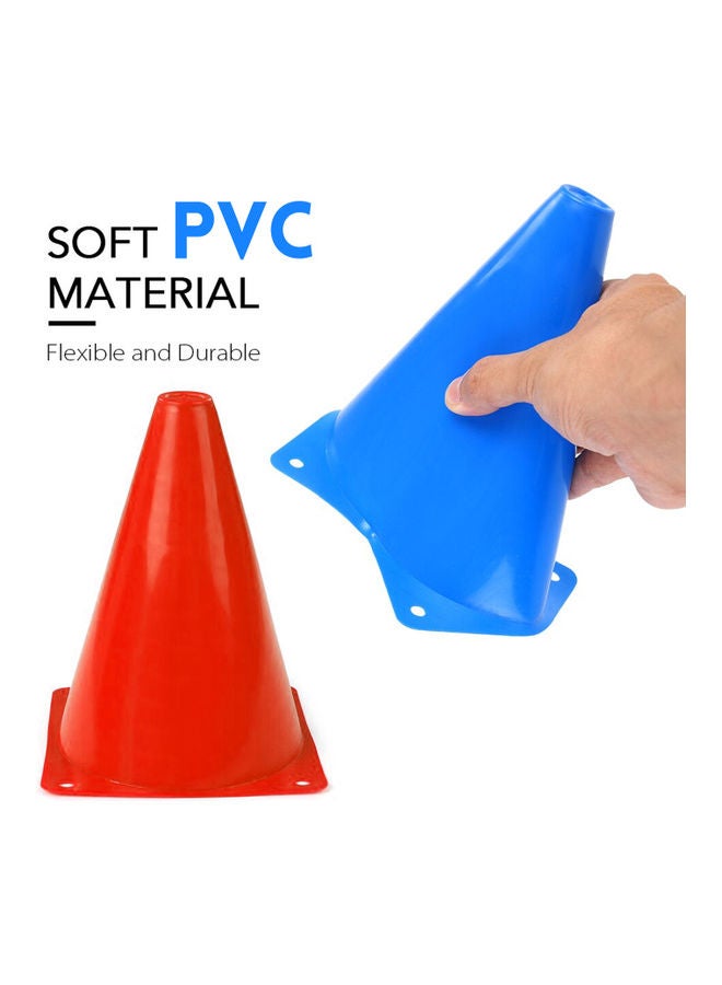 إيونتو مجموعة أقماع مرور بلاستيكية مناسبة للتدريب الرياضي للأطفال مكونة من 10 قطع - Image 3