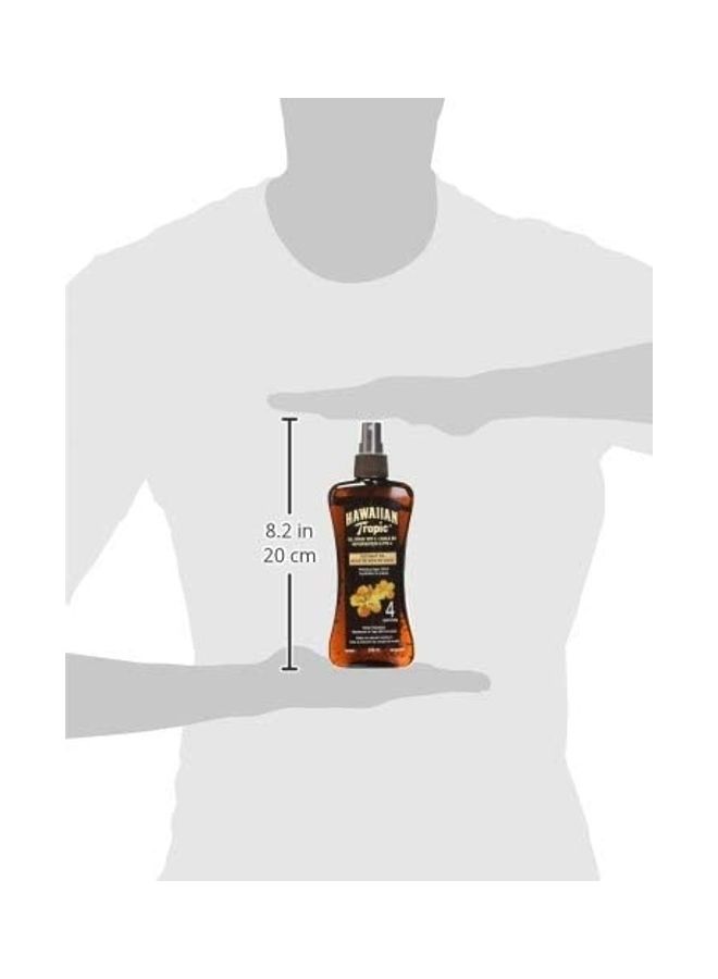 Hawaiian Tropic - Moisturizing Dark Tanning Oil Mist Brown 240ml - Image 1
