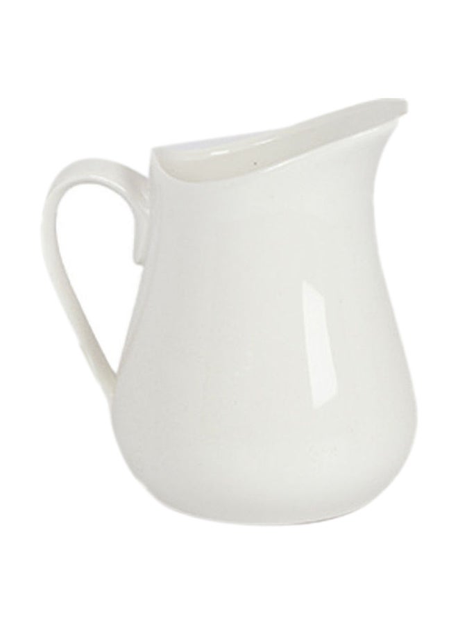 Squalo Porcelain Milk Pot White 13x12.5x10.5cm - Image 2