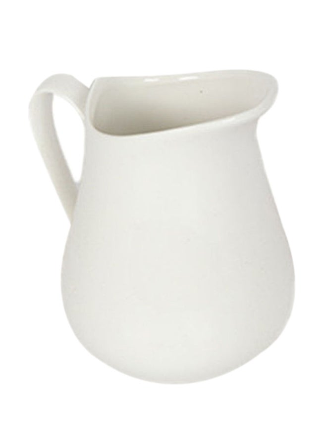 Squalo Porcelain Milk Pot White 13x12.5x10.5cm - Image 1
