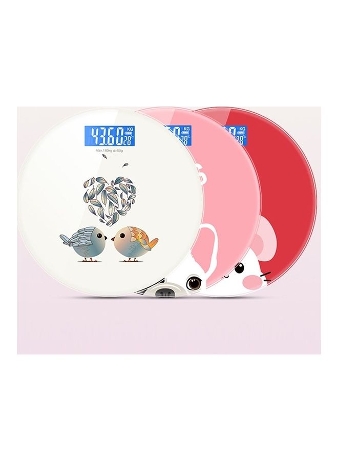 Human Body Electronic Weighing Scale Multicolour 35*35*6cm 