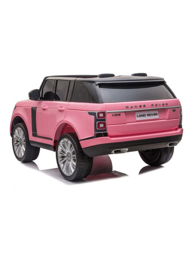 رينج روفر سيارة رياضية متعددة الأغراض تعمل بالبطارية للأطفال وردي - Image 3