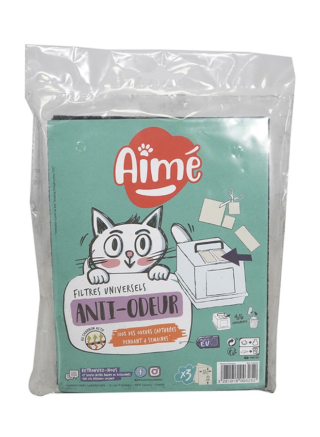 اجروبيوثرز فلتر مضاد للروائح الكريهة متعدد الألوان 20x15سم - Image 1