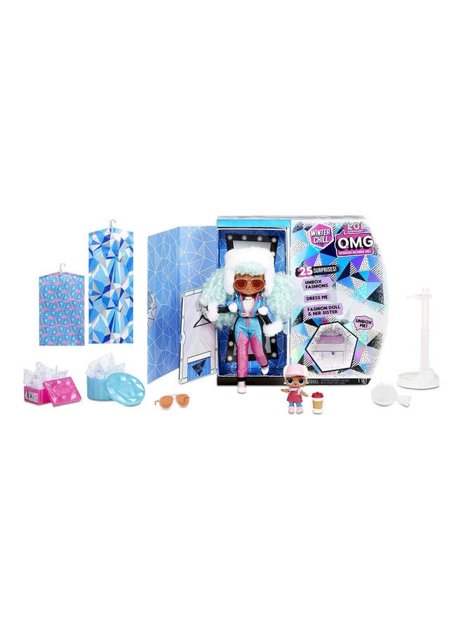 L.O.L. SURPRISE! - O.M.G. Winter Chill ICY Curl Fashion and B.B. Doll with 25 Surprises - Image 1