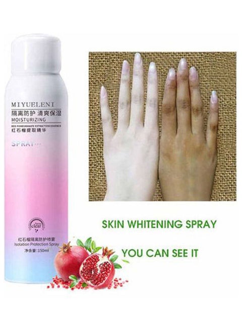 Skin Whitening Spray Moisturizing Brighten Face Body Spray 150ml