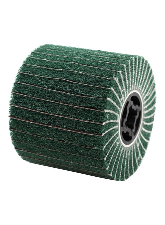 Non-Woven Wire Drawing Polishing Wheel Green - Image 1