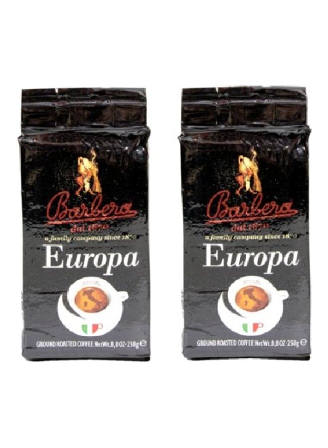 Barbera Europa Ground Coffee Dark Roast 250grams Pack of 2 - Image 1