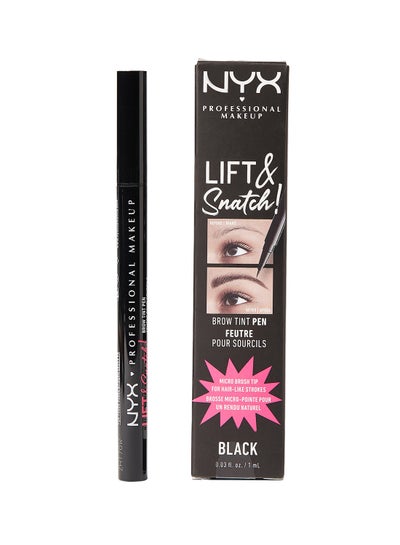 NYX PROFESSIONAL MAKEUP Lift & Snatch! Brow Tint Pen, Shade Black