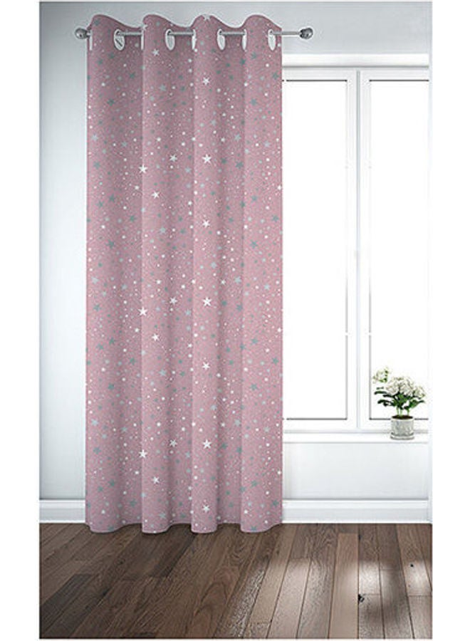 Fabric Curtains Print Pink 130x260cm