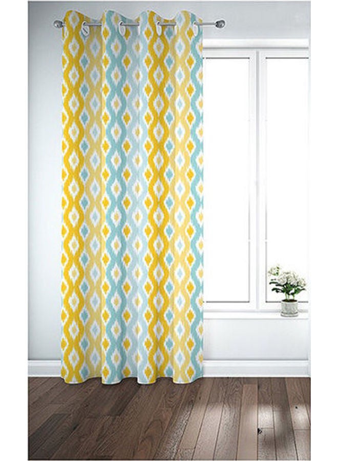 Cartela Curtains Fabric Curtains Print Yellow 130x260cm 