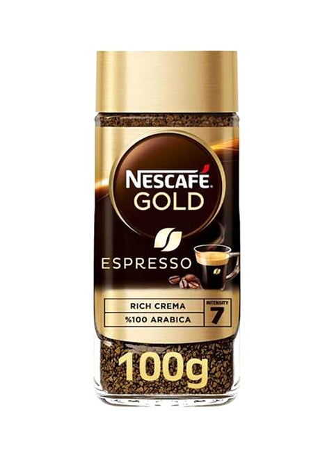 Gold Espresso Instant Coffee With Crema 100grams