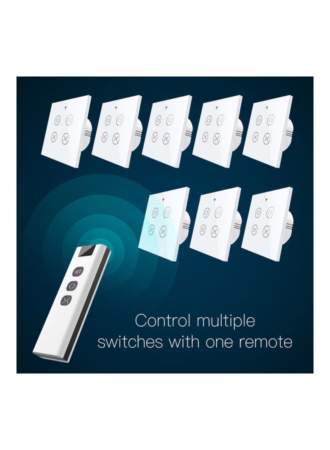 Wi-Fi Smart Curtain Switch Voice Control White  - Image 2