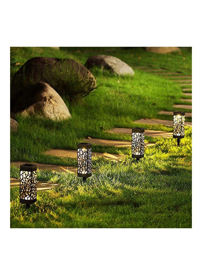 6-Piece Outdoor LED Solar Garden Light Set Warm White