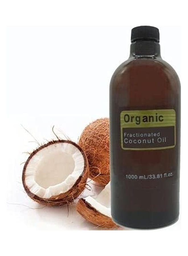 Organic Fractionated Coconut Oil Brown 1000ml - Image 1