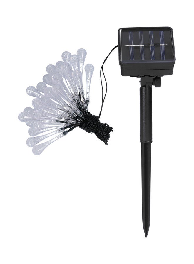 شريط إضاءة LED مضاد للماء يعمل بالطاقة الشمسية للأماكن الخارجية أبيض دافئ - Image 1