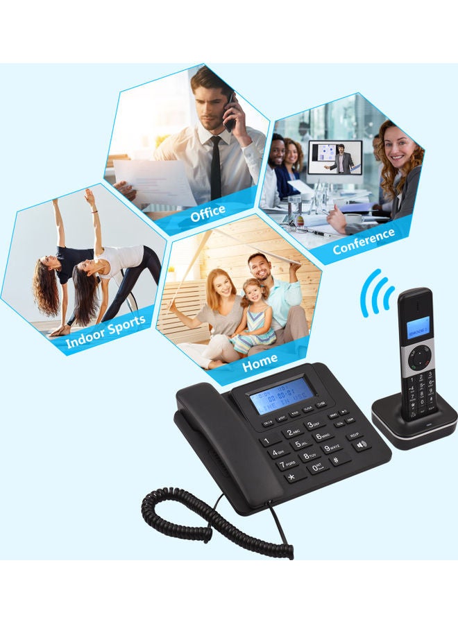 Generic Expandable Corded/Cordless Phone US Plug Multicolor  - Image 3