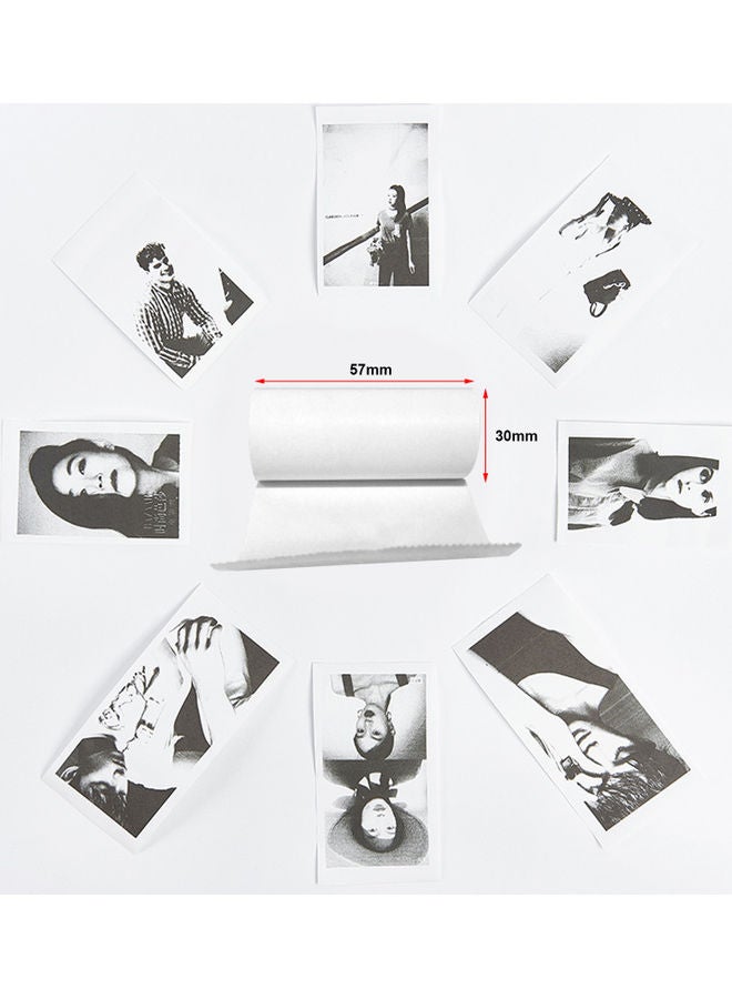 ماركة غير محددة All-In-One Photo Label Printer White/Pink  - Image 3