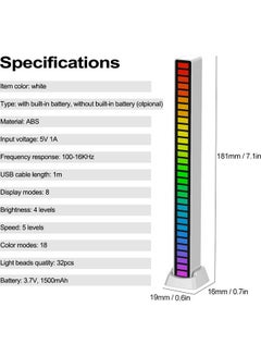 Generic RGB LED Sound Control Pickup Rhythm Light Multicolour  - Image 3