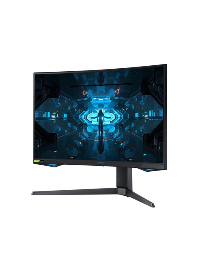 Samsung - 32"  Black Curve Monitor/ QLED/ 2560X1440/ HDR/ 350cd/m2/ Mega DCR/ 1ms (GtG)/ sRGB 125/ G-SYNC/ 1000R/ 2500:1/ Quantum Dot Color/ NVIDIA G-SYNC/ Flicker Free/ Game Mode/ PIP/ PBP/ 16:9/ 240Hz/ 1xHDMI/ 2xDP/ 2xUSB Black - Image 1