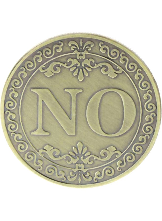 Commemorative Coin Letter Souvenir For Home Decoration Brown 14.5 x 11.2 x 0.2cm - Image 1