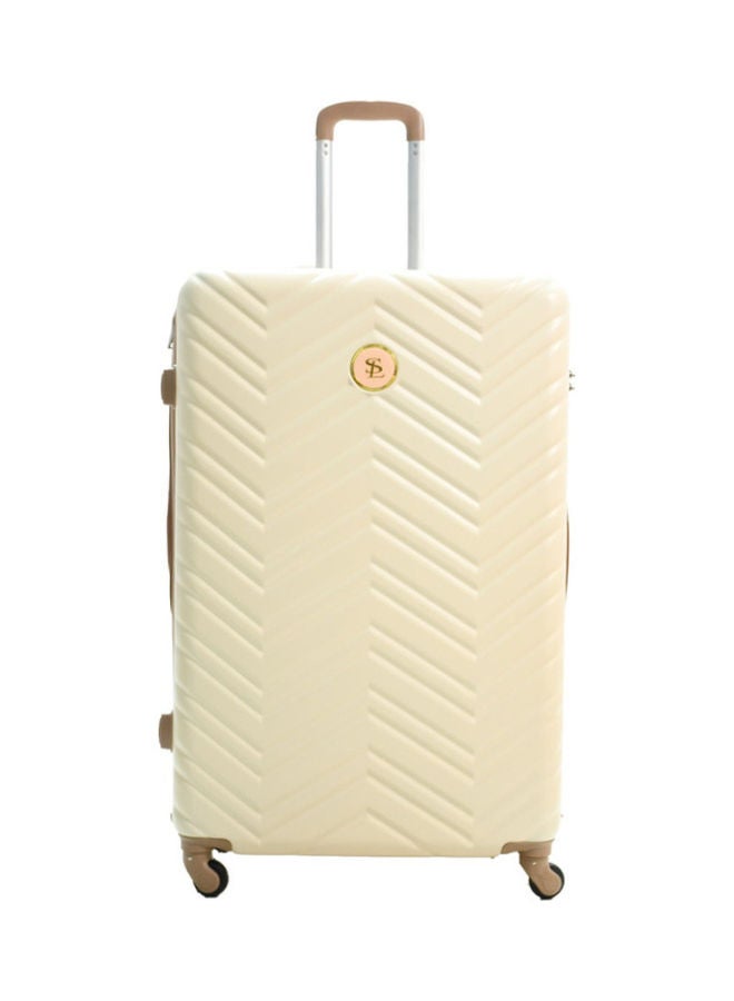 STAR LINE Essential 4 Piece Luggage Trolley Set With Cosmetic Bag Beige - Image 5