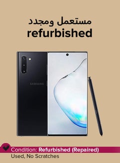 Refurbished - Galaxy Note10 Dual SIM Aura Black 256GB ROM 8GB RAM 4G LTE